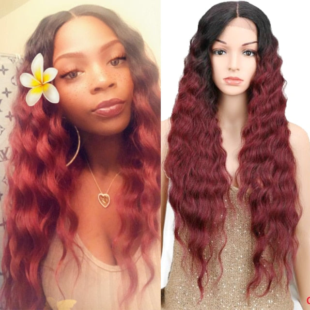 Deep Wave  Synthetic Lace Wigs