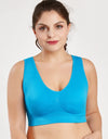 Plus Size Bra Vest With Pads Size M-4XL