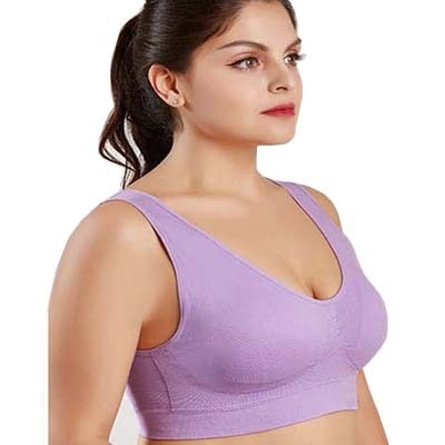 Plus Size Bra Vest With Pads Size M-4XL