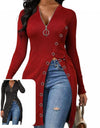 Cross body High split spring and autumn formal jacket