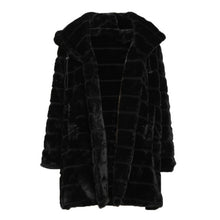 将图片加载到图库查看器，Warm Thick Hooded Pure Color Faux-Fur Coat
