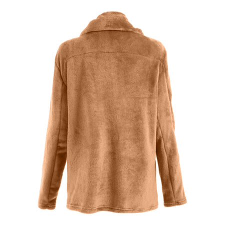 Casual Double-faced Fleece Coat