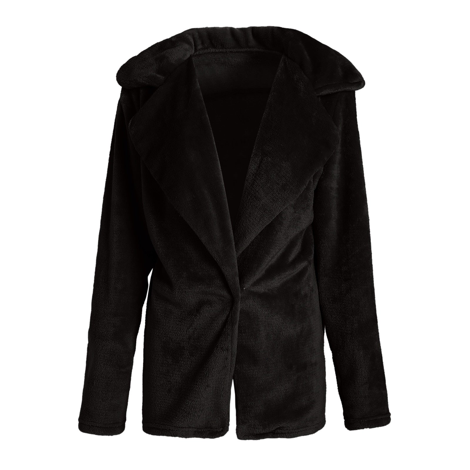 Casual Double-faced Fleece Coat