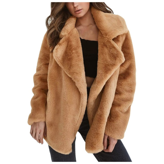 Casual Double-faced Fleece Coat