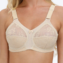 将图片加载到图库查看器，Unlined Lace Bra Full Coverage Size B C D DD E Cup
