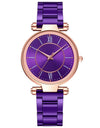 Stainless Steel Fashion Rose Gold Wrist Watch For Women