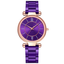 Load image into Gallery viewer, Stainless Steel Fashion Rose Gold Wrist Watch For Women
