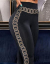 High Waist Black Pencil Pants