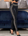 High Waist Black Pencil Pants