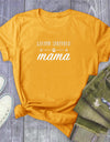 GERMAN SHEPHERD Mama Letter Print T Shirt