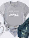 GERMAN SHEPHERD Mama Letter Print T Shirt