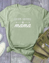GERMAN SHEPHERD Mama Letter Print T Shirt