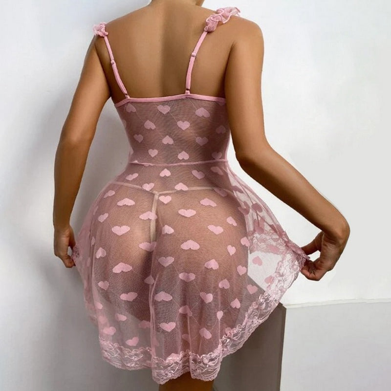 Sexy Sleepwear Lace Dress