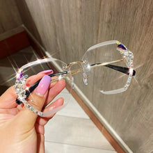 Load image into Gallery viewer, Rimless Rhinestone Sunglasses
