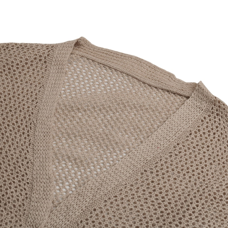 Loose Fit Lightweight Open Front Long Cardigan Sweater