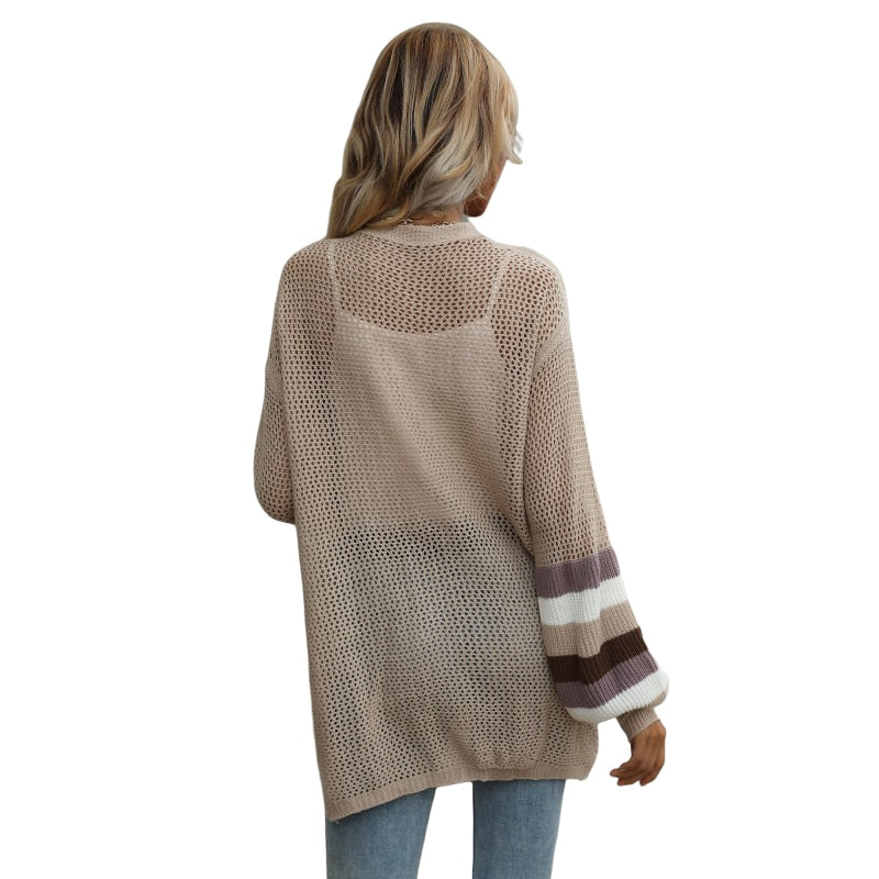 Loose Fit Lightweight Open Front Long Cardigan Sweater