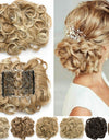 LARGE Comb Clip In Curly Hair Extension