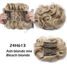 სურათის ჩატვირთვა გალერეის მნახველში, LARGE Comb Clip In Curly Hair Extension
