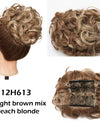 LARGE Comb Clip In Curly Hair Extension