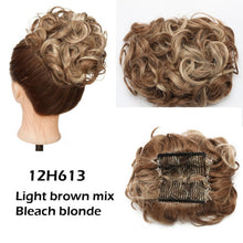 Load image into Gallery viewer, LARGE Comb Clip In Curly Hair Extension
