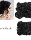 LARGE Comb Clip In Curly Hair Extension