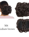 LARGE Comb Clip In Curly Hair Extension