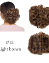 LARGE Comb Clip In Curly Hair Extension