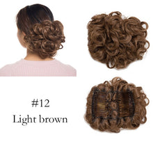 Load image into Gallery viewer, LARGE Comb Clip In Curly Hair Extension
