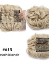 LARGE Comb Clip In Curly Hair Extension