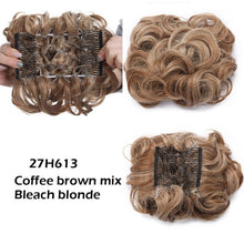 სურათის ჩატვირთვა გალერეის მნახველში, LARGE Comb Clip In Curly Hair Extension
