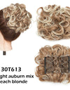 LARGE Comb Clip In Curly Hair Extension