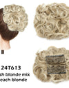 LARGE Comb Clip In Curly Hair Extension