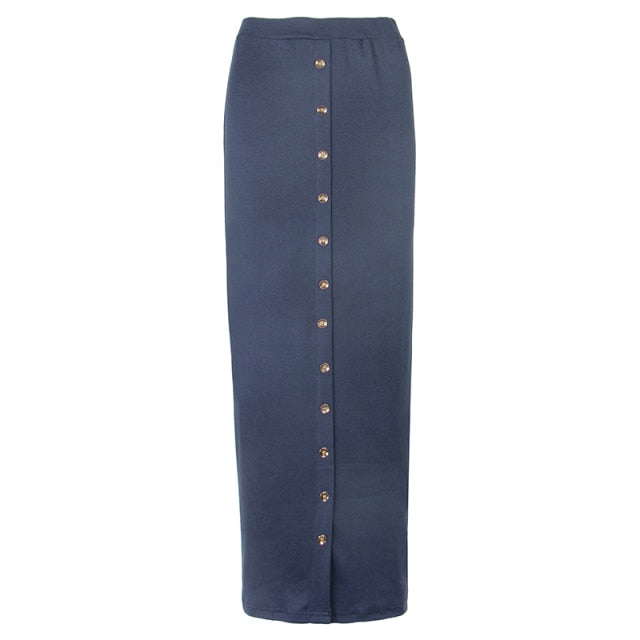 High Waist  Sexy Long Pencil Skirt