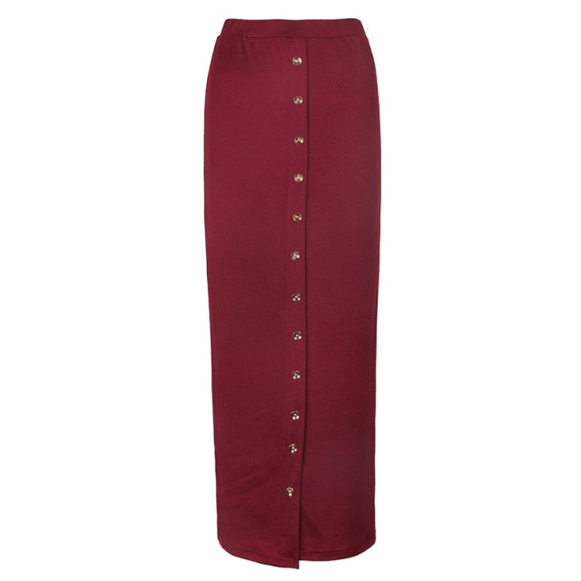 High Waist  Sexy Long Pencil Skirt