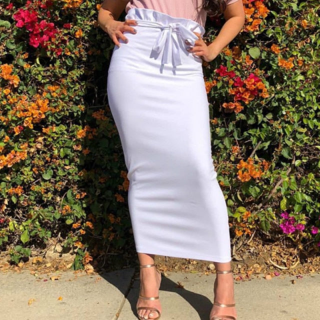 High Waist  Sexy Long Pencil Skirt