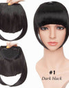 Synthetic 2 Clip-In Bang Hairpiece Extention