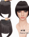 Synthetic 2 Clip-In Bang Hairpiece Extention