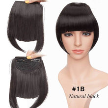 Load image into Gallery viewer, Synthetic 2 Clip-In Bang Hairpiece Extention
