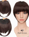 Synthetic 2 Clip-In Bang Hairpiece Extention