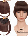 Synthetic 2 Clip-In Bang Hairpiece Extention