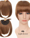 Synthetic 2 Clip-In Bang Hairpiece Extention