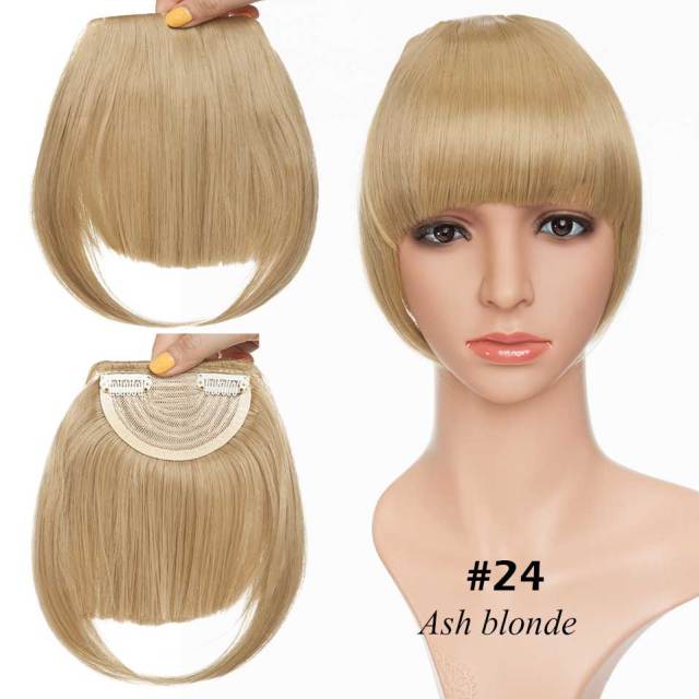 Synthetic 2 Clip-In Bang Hairpiece Extention