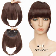 Load image into Gallery viewer, Synthetic 2 Clip-In Bang Hairpiece Extention
