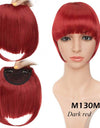Synthetic 2 Clip-In Bang Hairpiece Extention
