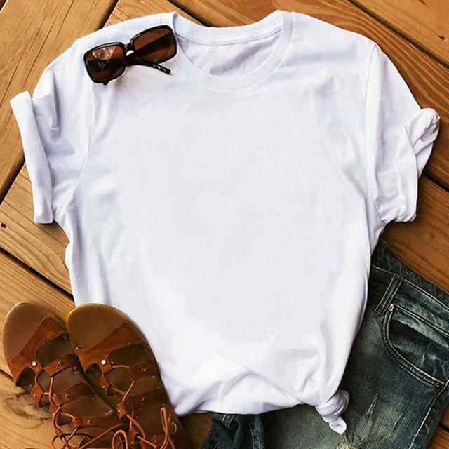 I Love Coffee Letters Graphic Printed Women T-shirt
