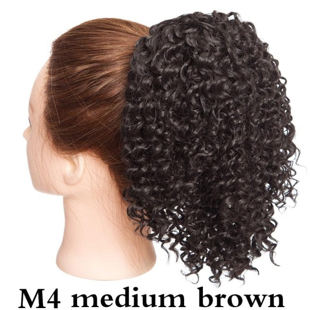 Synthetic Kinky Curly Hair Extension Clip