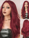 Long, Wavy Natural Synthetic Wig Ombre, Blonde & Brown