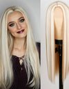 Heat Resistant Natural Hair Long Straight Wig With Bangs