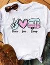 I Love Coffee Letters Graphic Printed Women T-shirt