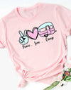 I Love Coffee Letters Graphic Printed Women T-shirt